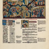 f. 20r, psaume 11 Sauvez-moi, Seigneur, car il n’y a plus de saint