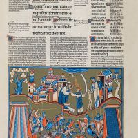 f. 44v, psaume 26 Le Seigneur est ma lumière et mon salut