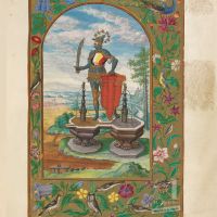 f. 7r, Ritter der Königlichen Kunst (Tafel 3)