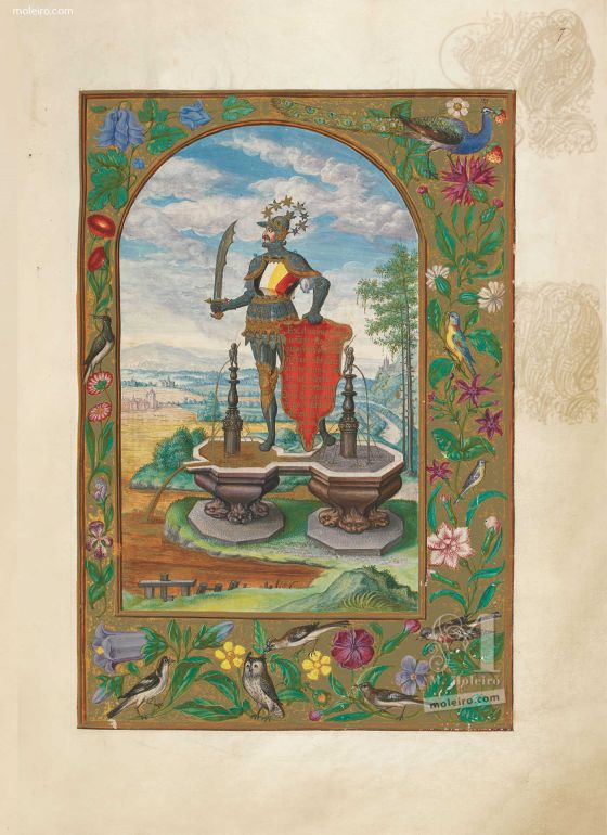 Splendor Solis f. 7r, Caballero del Arte Real