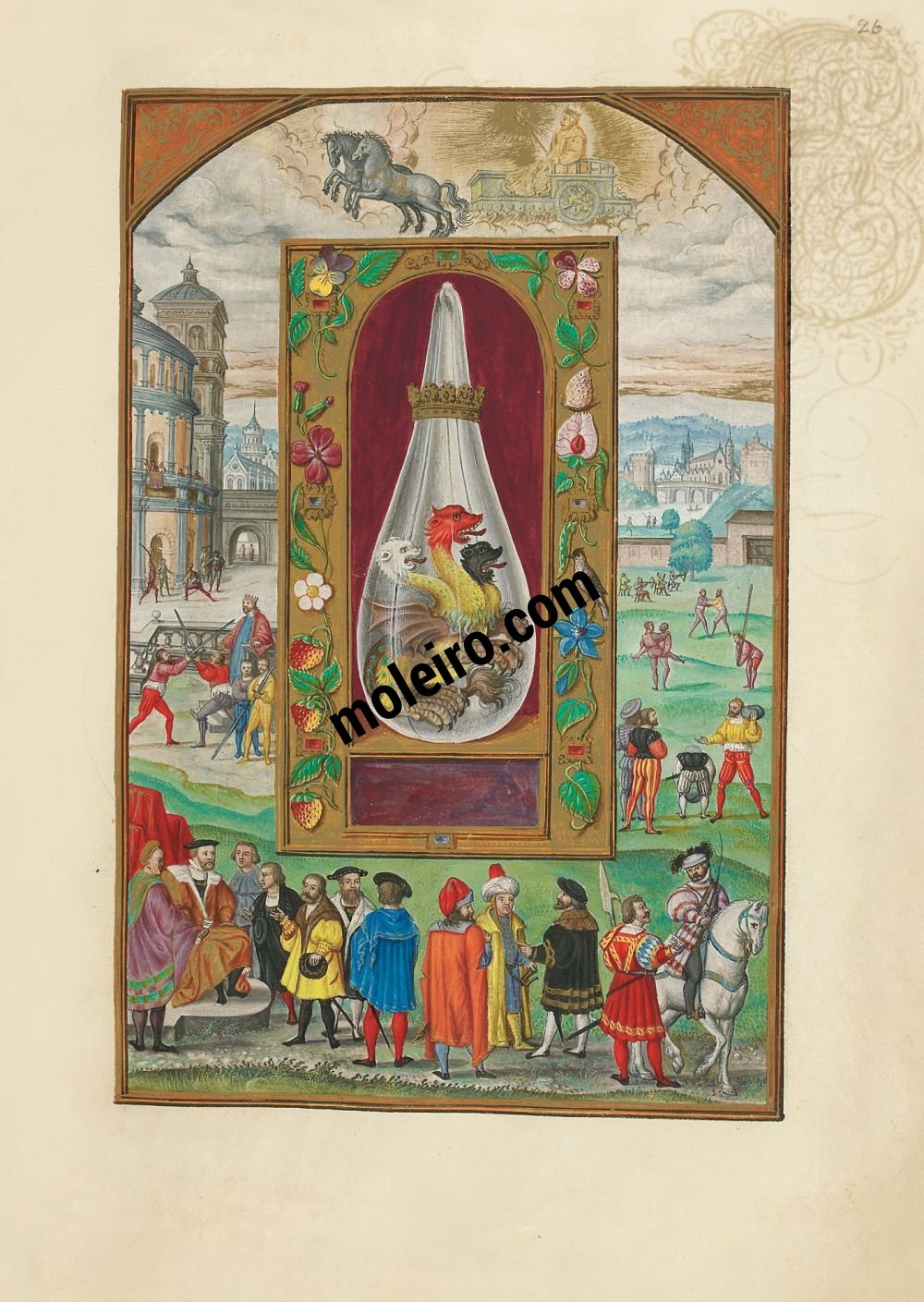 Splendor Solis f. 26r, Sol (Tafel 15)