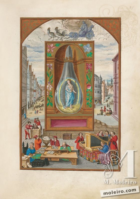 Splendor Solis f. 27r, Mercurio