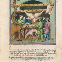 f. 72r, Beef and camel meat