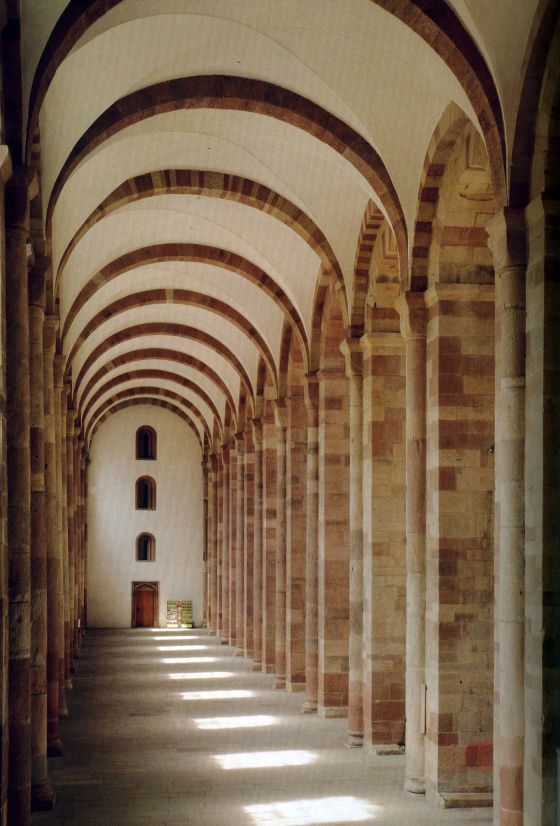 Talleres de Arquitectura en la Edad Media Spira, Duomo, nave lateral sur, siglo XII