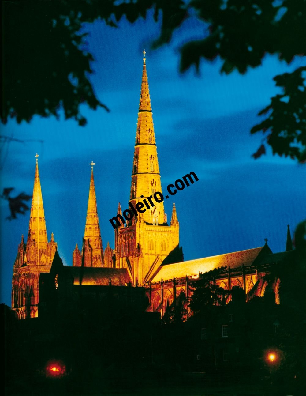 Talleres de Arquitectura en la Edad Media Lichfield, Birmingham, Inglaterra, torre, séculos XII ou XIII