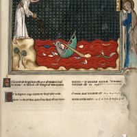 f. 30r · The Second Vial poured on the Sea