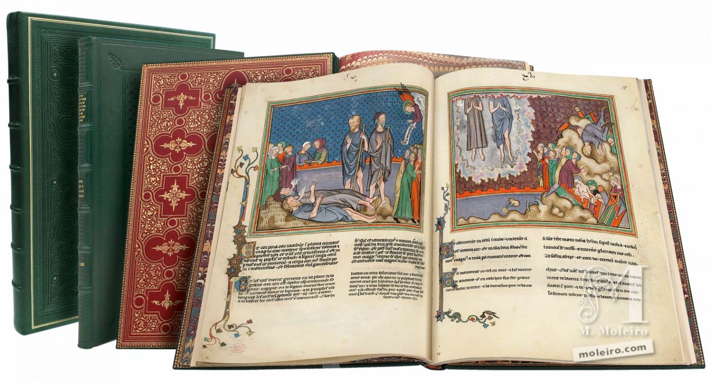 Apocalipsis de Val-Dieu, Add. Ms. 17333 (c. 1330, Noroeste de Francia, Normandía). The British Library, Londres