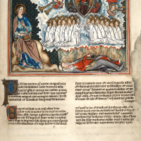 f. 38r &middot; Chant de victoire dans le ciel (Ap. 19, 1-7)