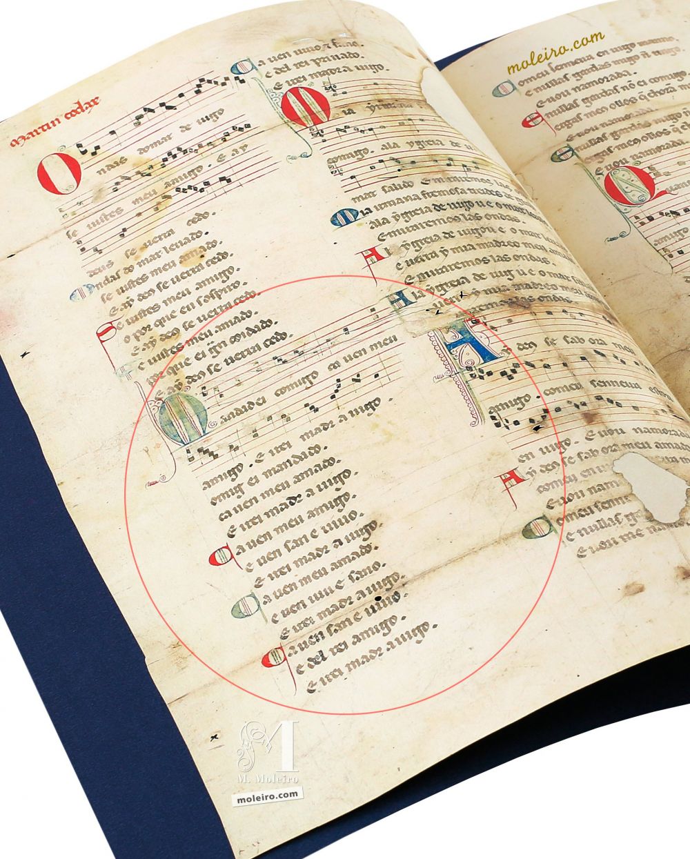Cantiga 2 della Pergamena Vindel di Martin Codax - The Morgan Library & Museum, New York