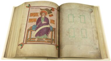 Evangelhos de Lindisfarne The British Library, Londres Evangelhos de Lindisfarne The British Library, Londres
