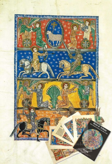 Carpeta de 12 pósters del Beato de Liébana, códice de San Andrés de Arroyo