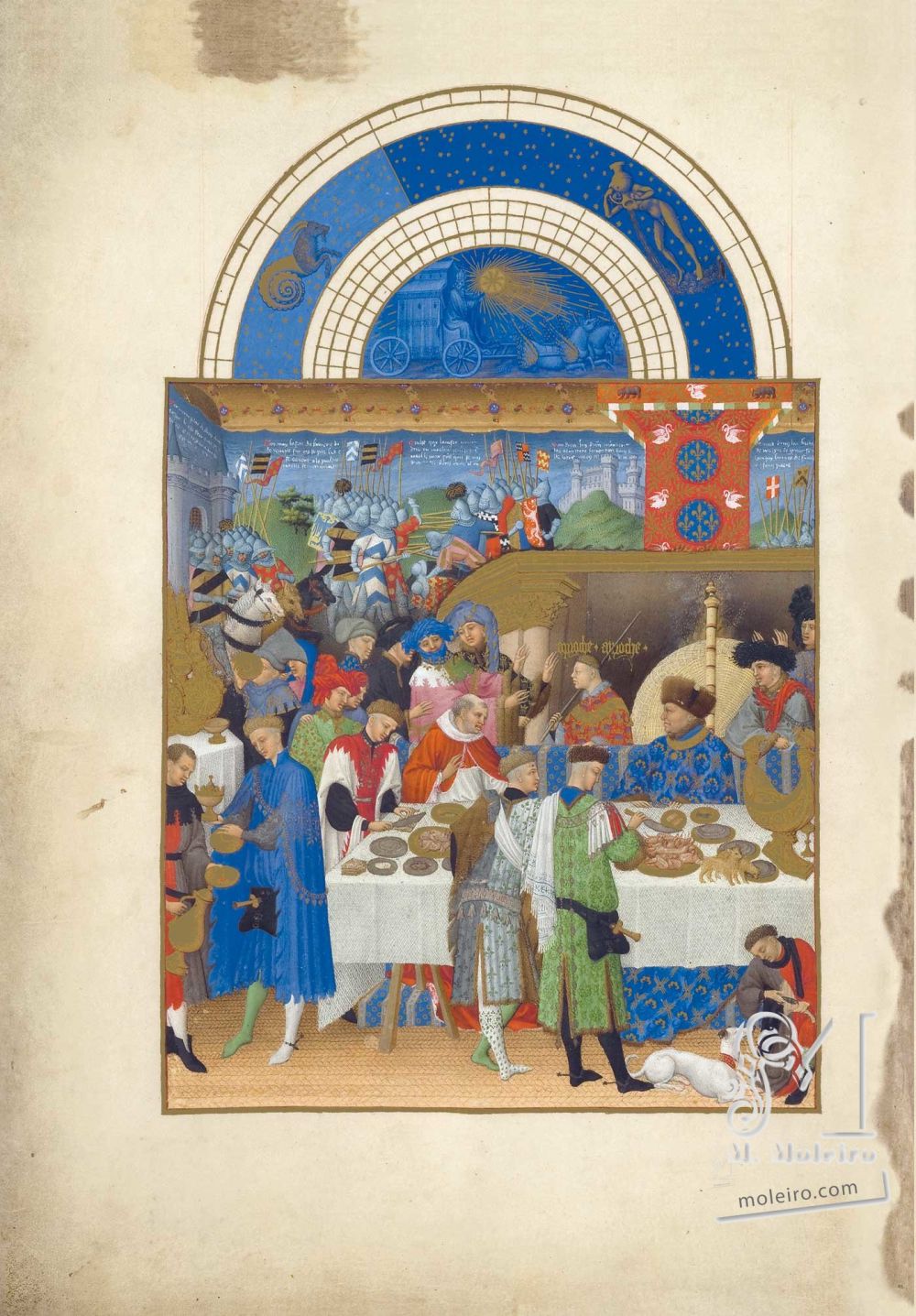 Les Très Riches Heures du Duc Jean de Berry Bibliothèque du Château de ...