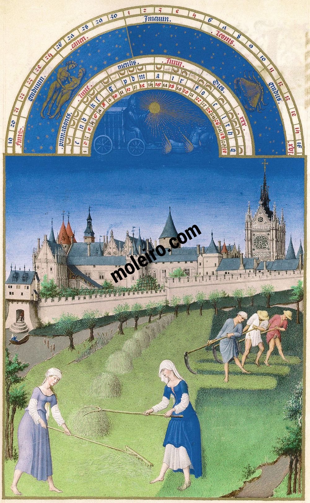 As Très Riches Heures do Duque de Berry f. 6v