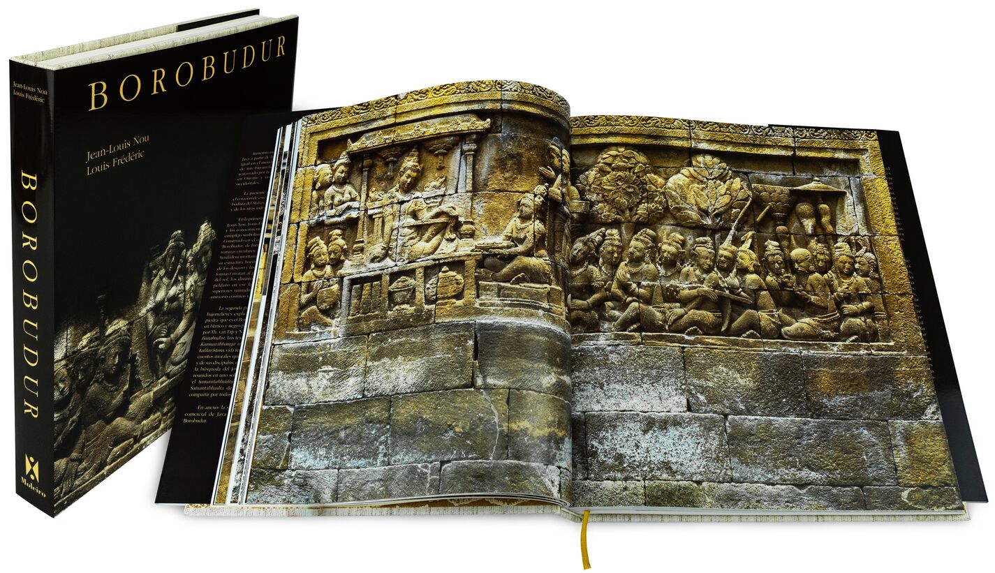 Presentación general del libro de arte Borobudur.