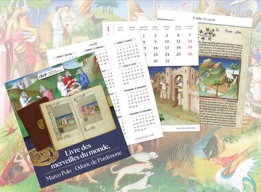 Moleiro Calendario 2025 CD desk calendar (12 pages of 14x12 cm)