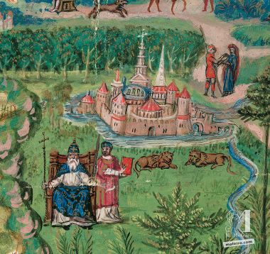 Karte des Persischen Golfs und des Roten Meeres Faksimilekarte aus dem Vallard Atlas (1547)