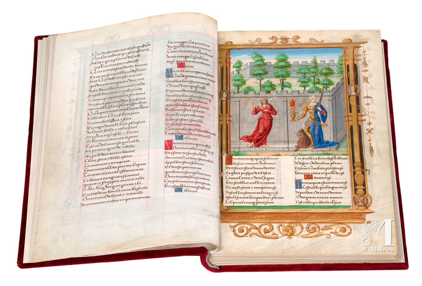 El manuscrito del Roman de la Rose