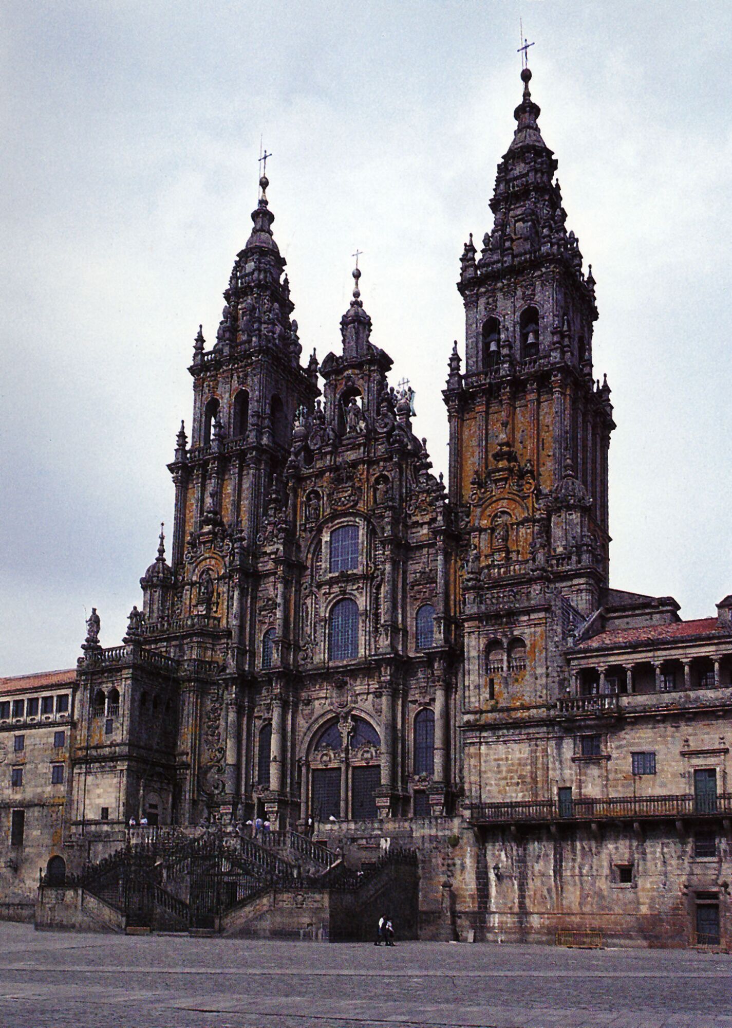  Fachada de Fernando de Casas y Novoa a partir del 1738. Santiago de Compostela, España.