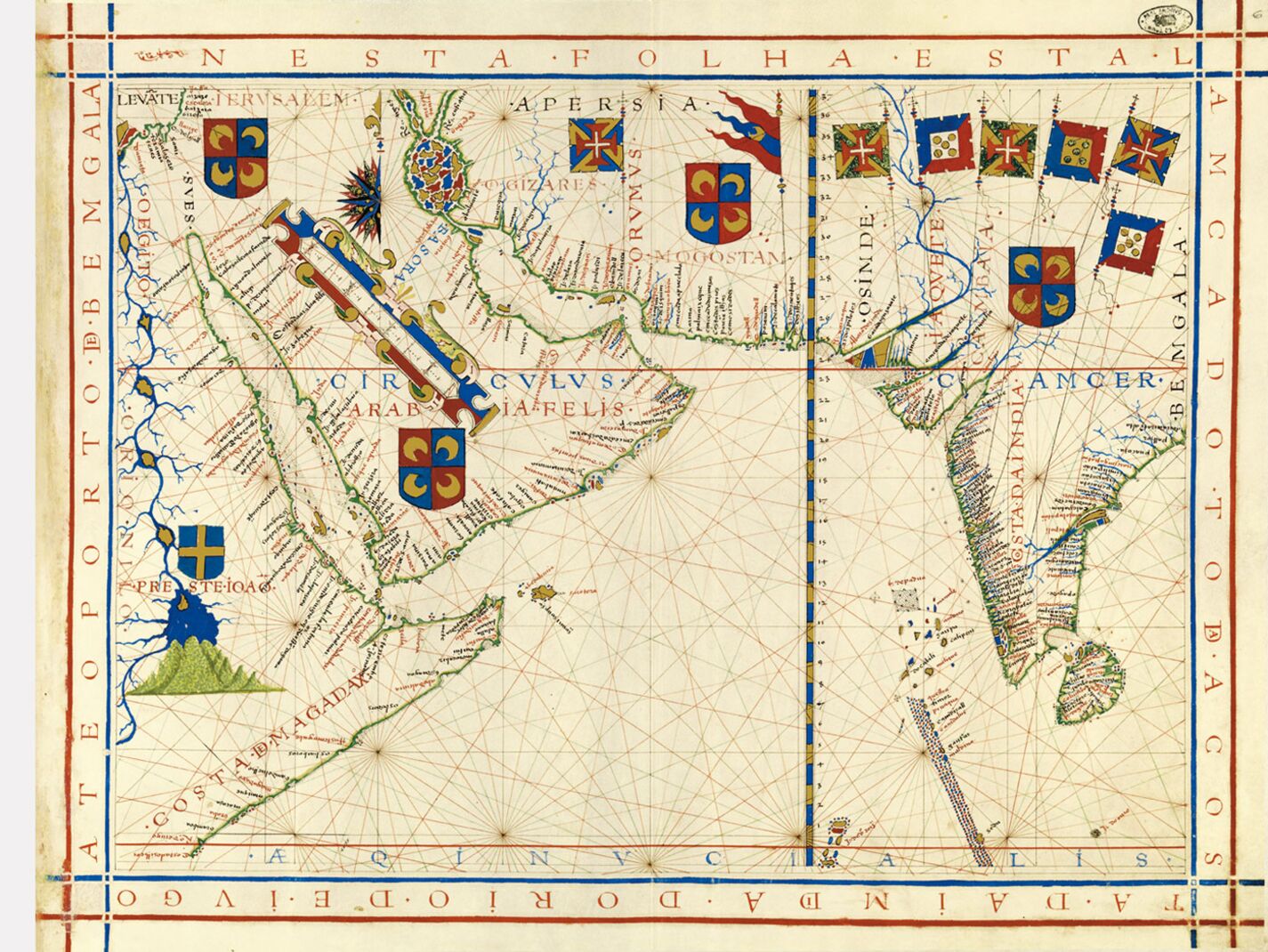 Mapa 6: Golfo Pérsico y océano Índico occidental