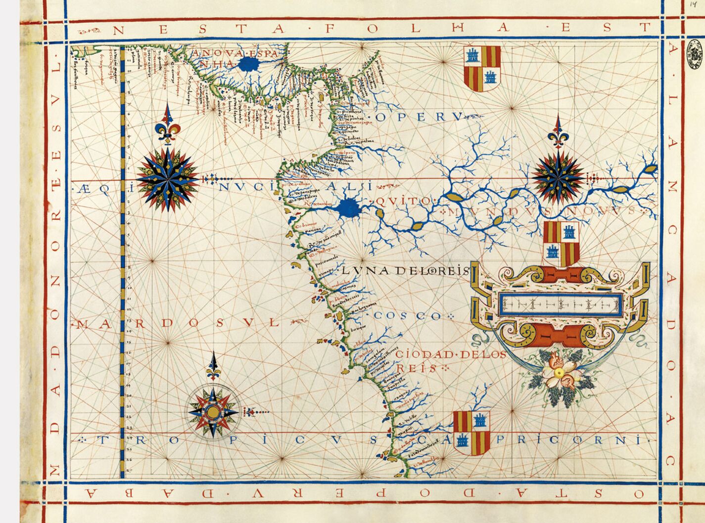 Mapa 14: Centroamérica y costa occidental de América del Sur