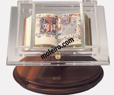 Display bookrest for small codices