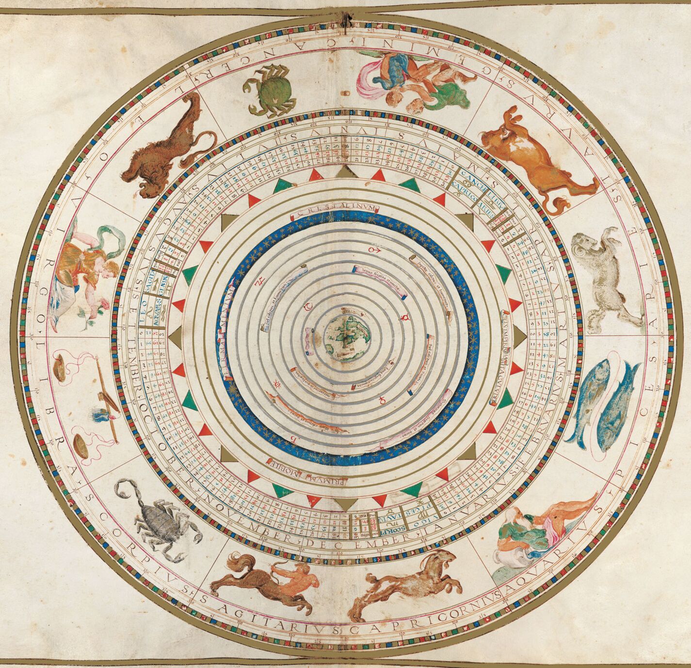 Mapa nº 16. Círculo Zodiacal