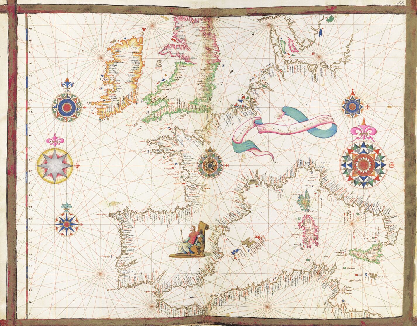 Mapa nº 11. Litoral de Europa Occidental y Mediterráneo