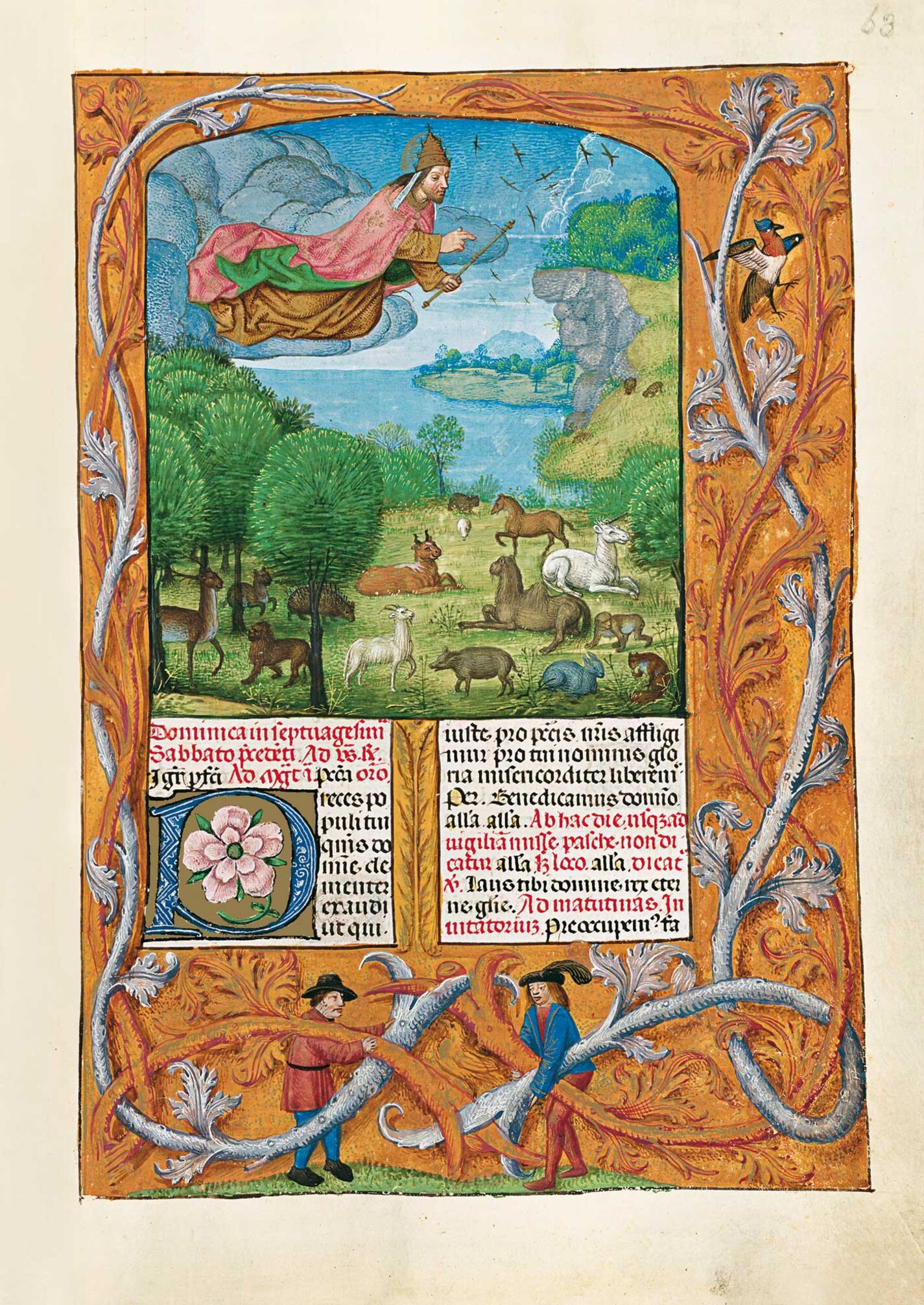 f. 63r, La Creación