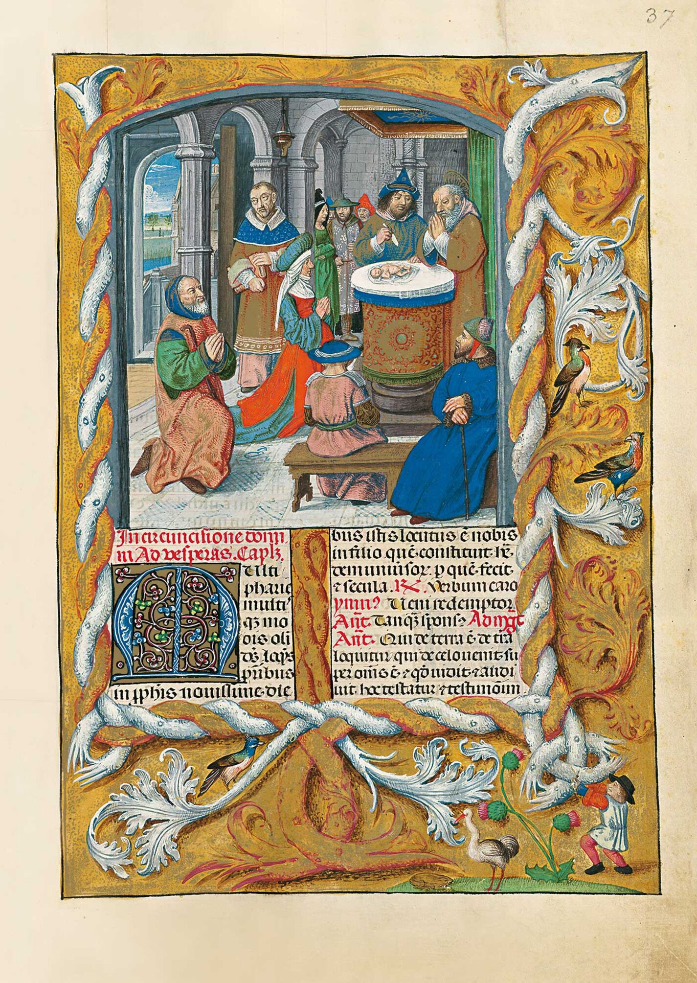 f. 37r, Circuncisin de Cristo