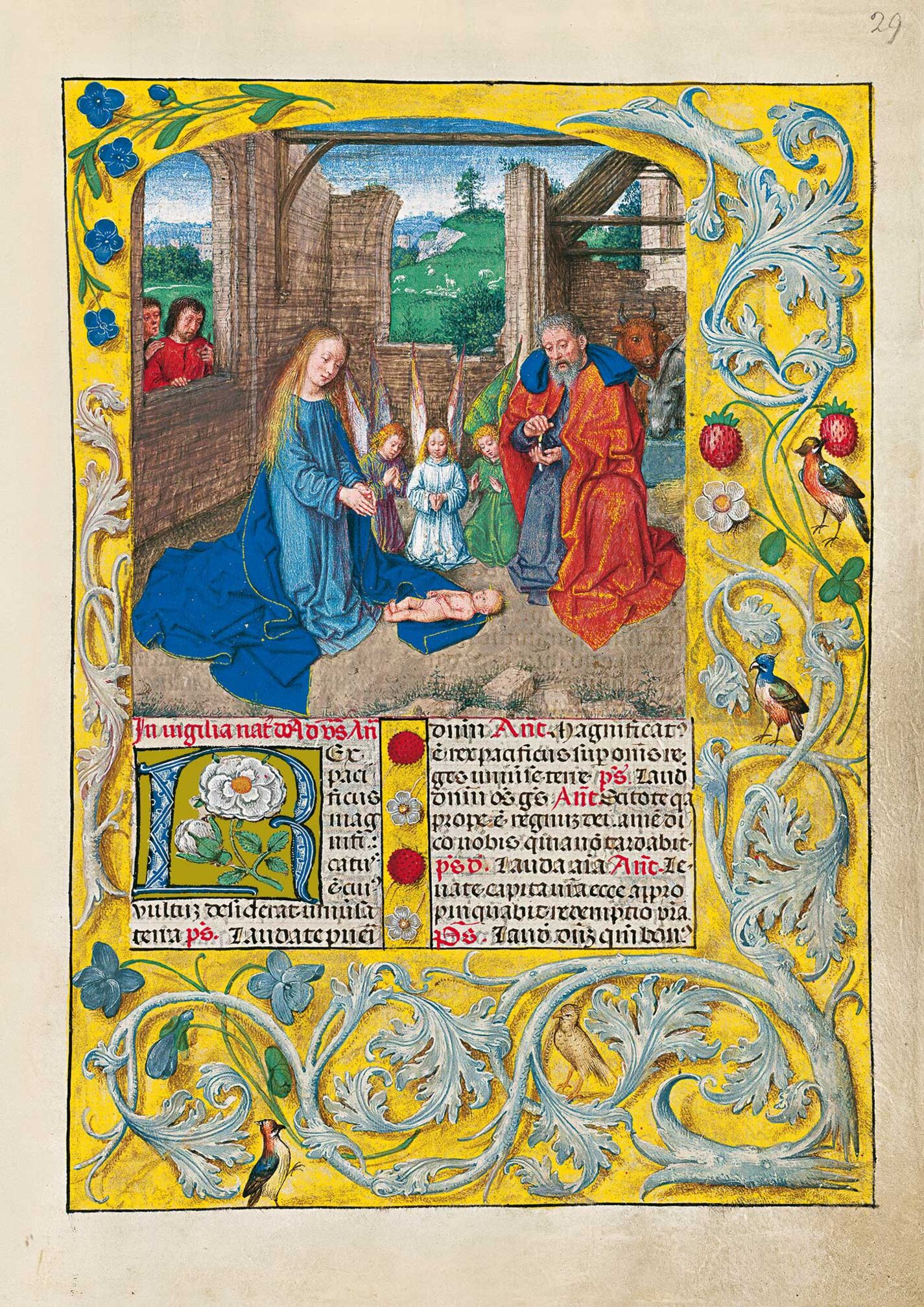 f. 29r, La Natividad