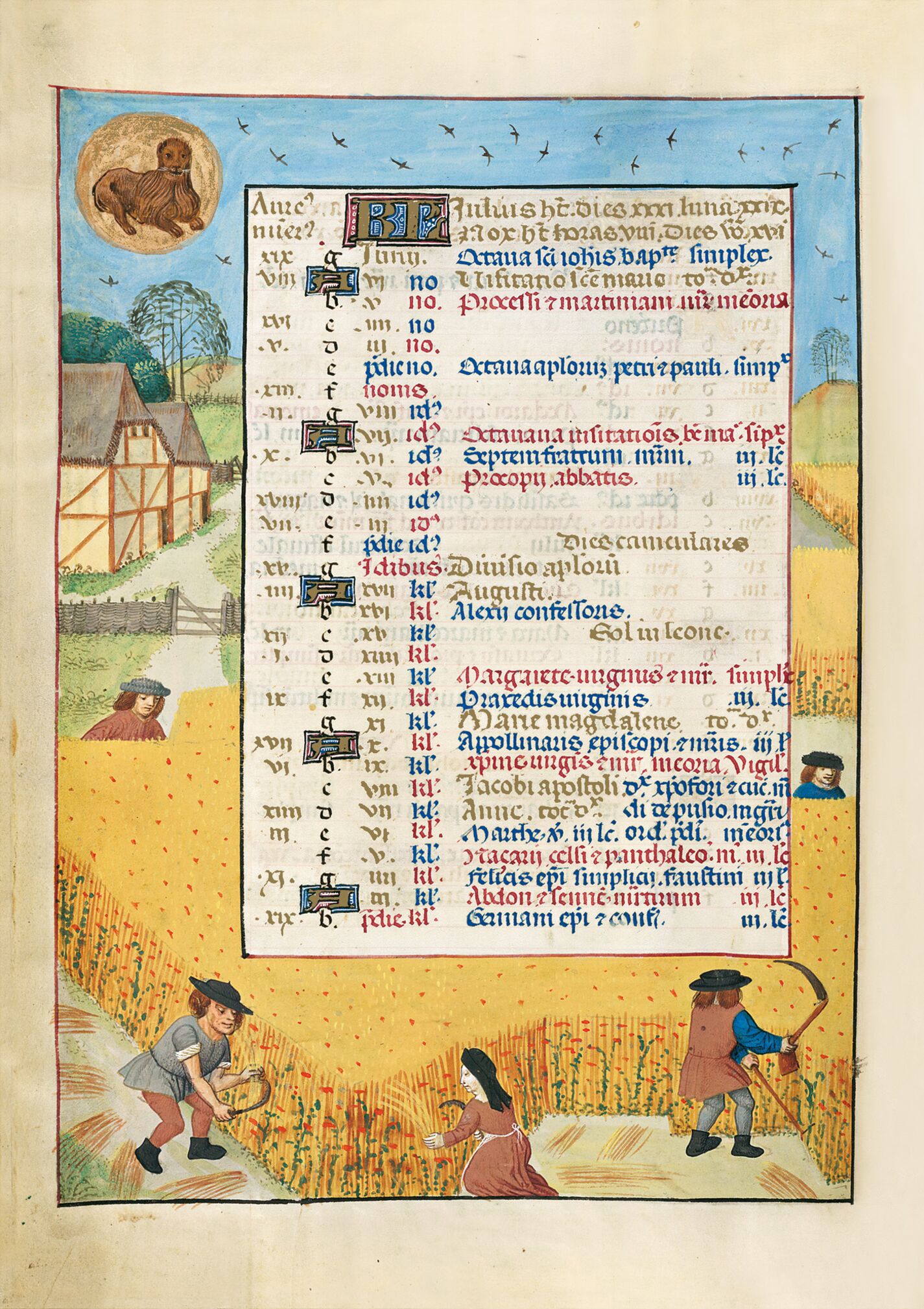 f. 4v, Julio