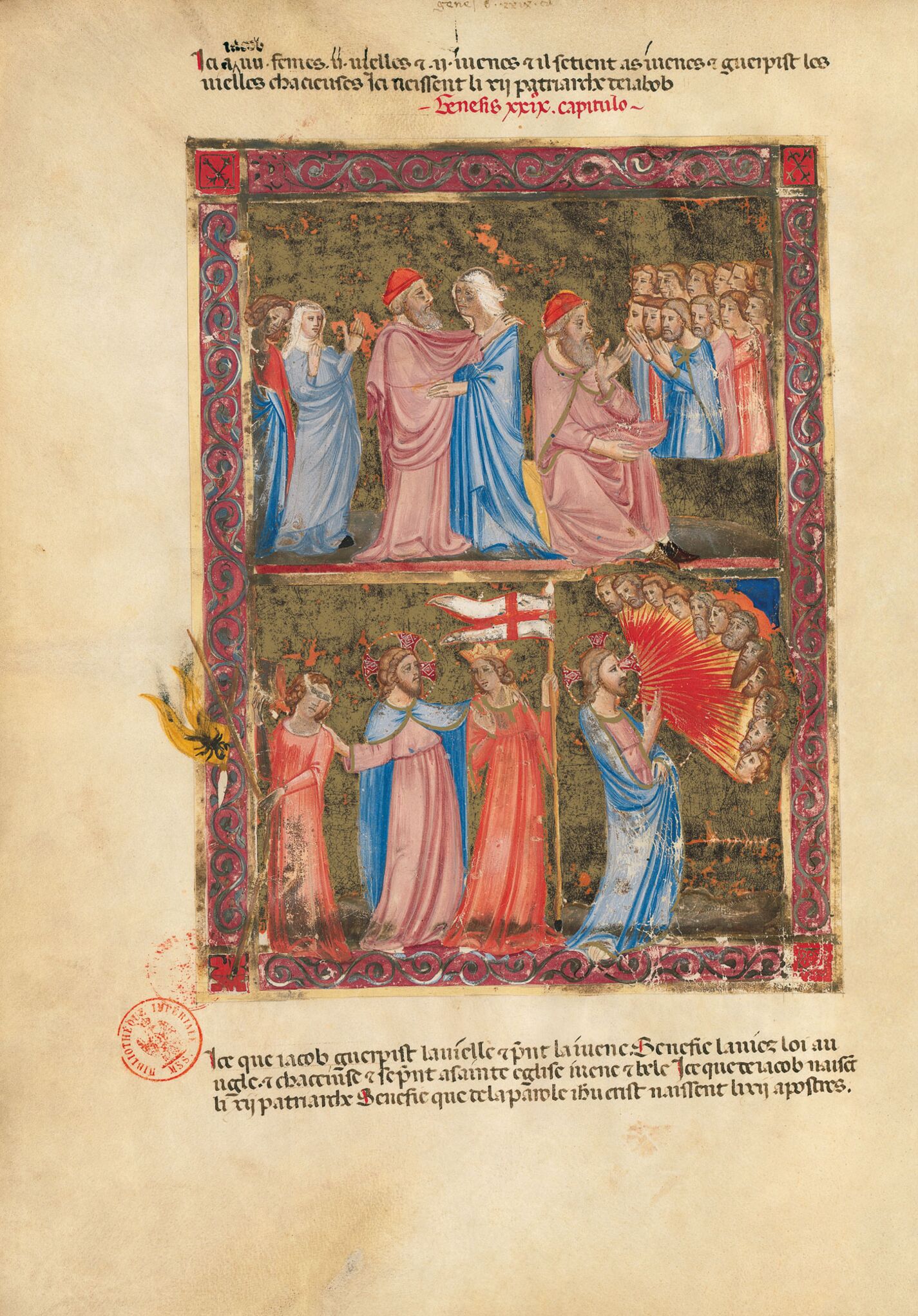 f. 21v (Génesis 29, 17 y 35, 22-23)