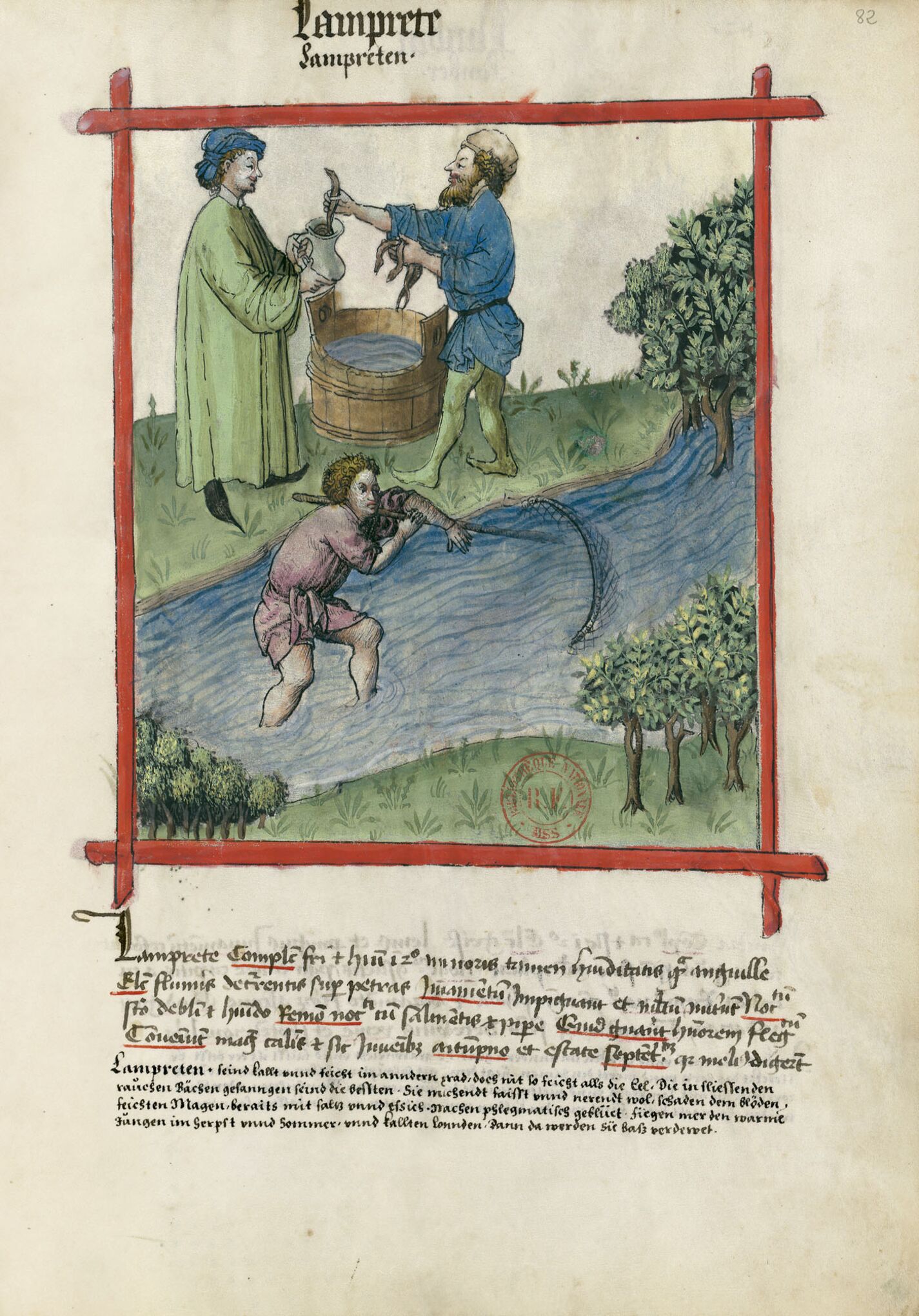 f. 82r, Lampreas