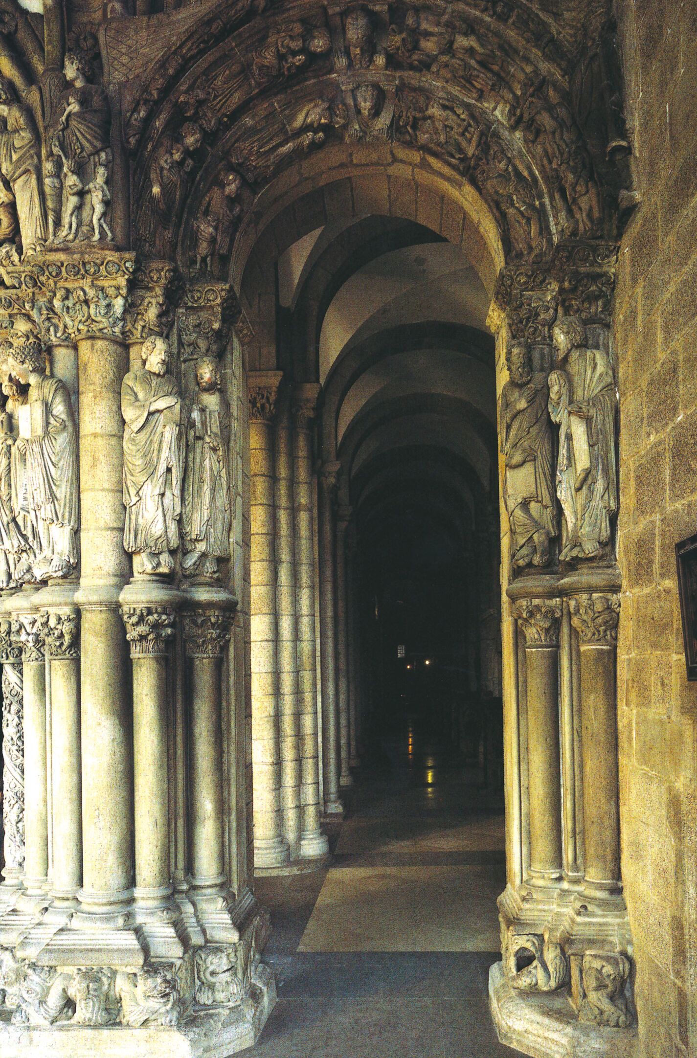 Santiago de Compostela, Espaa, prtico de la Gloria, siglo XII