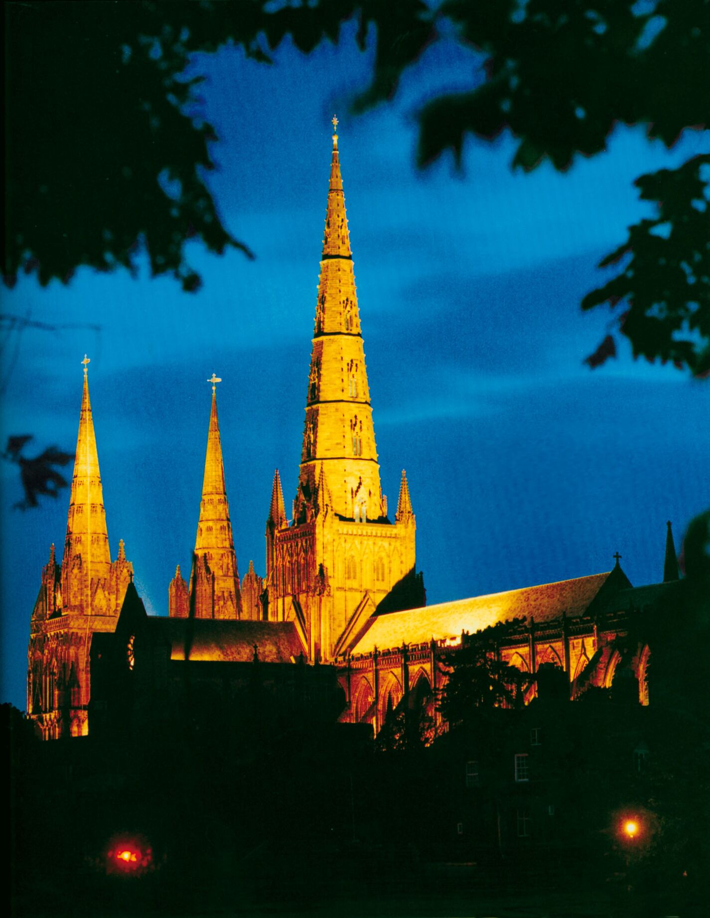 Lichfield, Birmingham, Inglaterra, torre, siglo XII o XIII
