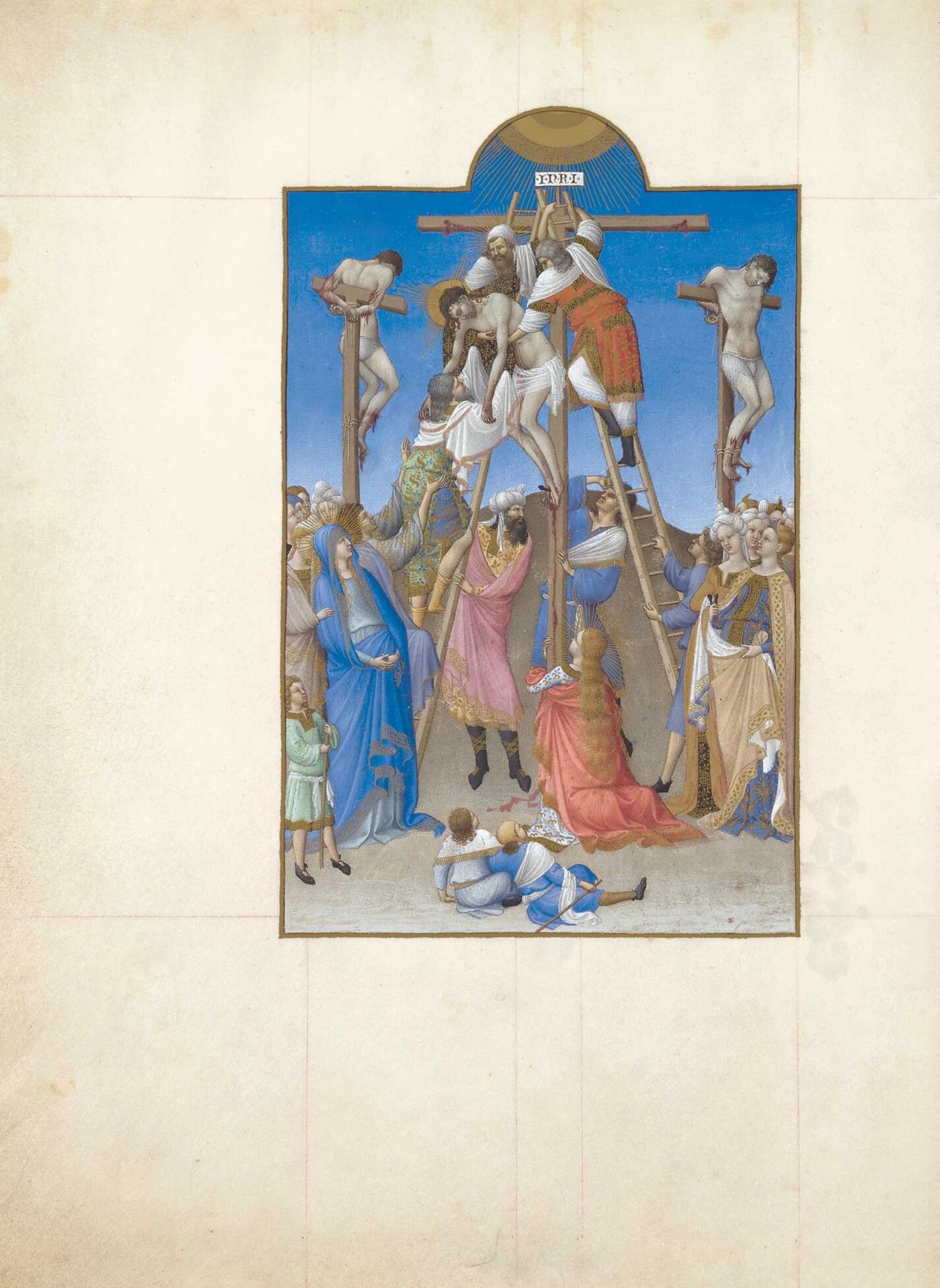 f. 156v, Descendimiento